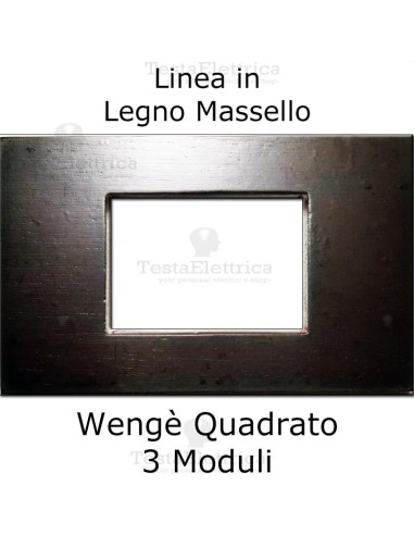 Placca compatibile Bticino axolute wengè