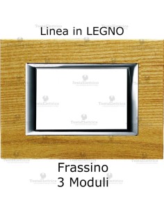 Placca in Legno Bticino Matix frassino