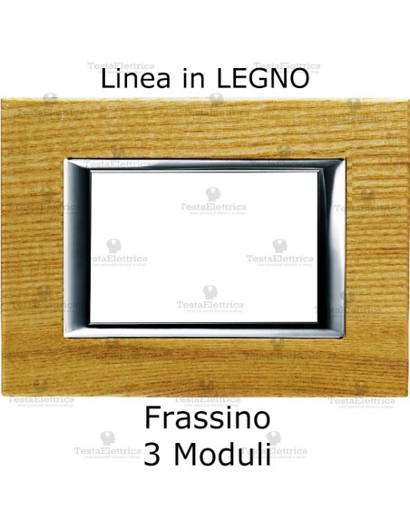 Placca in Legno Bticino Matix frassino