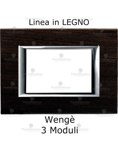 Placca in Legno Bticino Matix Wengè 