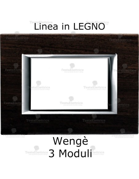 Placca in Legno Bticino Matix Wengè 
