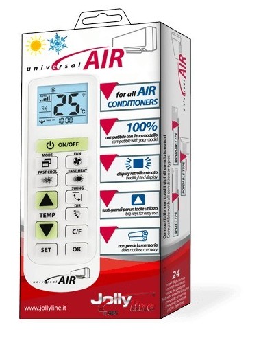 Telecomando condizionatori compatibile samsung lg hisense