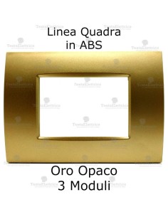 Placca compatibile bticino oro