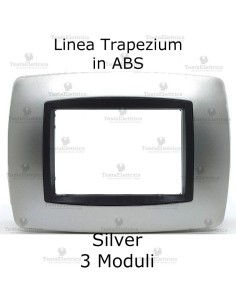 Placchetta grigio compatibile Bticino Living international