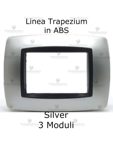 Placchetta grigio compatibile Bticino Living international