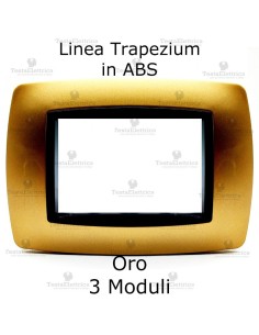 Placchetta oro compatibile Bticino Living international