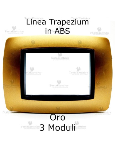 Placchetta oro compatibile Bticino Living international