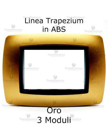 Placchetta oro compatibile Bticino Living international