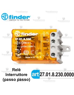 Relè passo passo Finder