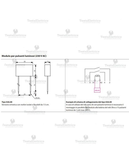 condensatore finder 026.00