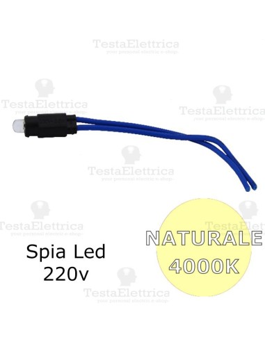 Spia Led luce naturale 4000k  