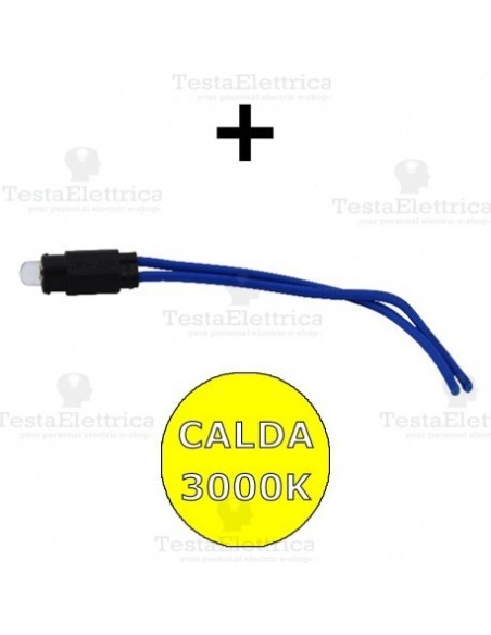 completo di spia led luce calda
