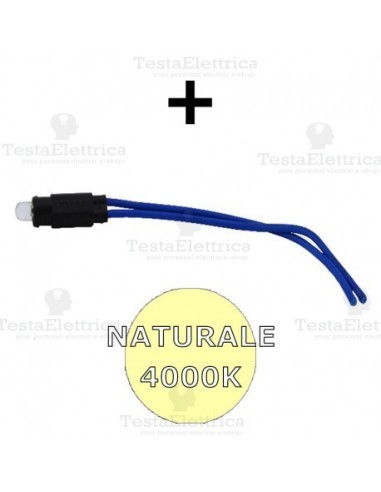 completo di spia led luce naturale