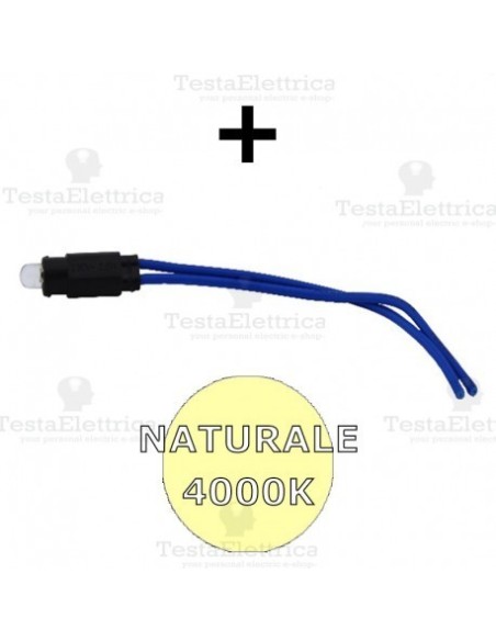 completo di spia led luce naturale