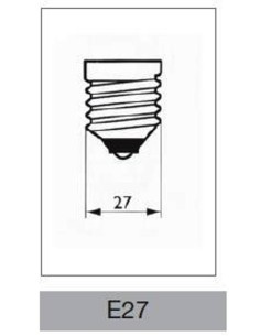 Lampada a incandescenza goccia 300W E27  2