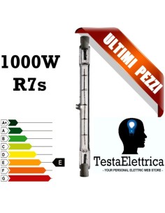 Lampada alogena Lineare 1000W R7s-15 Leuci
