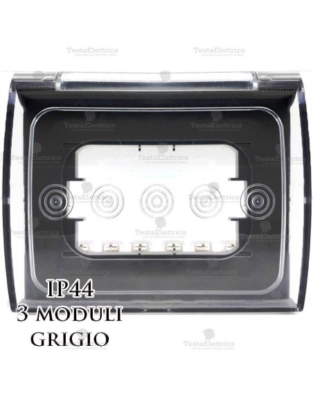 coperchio ip44 universale per placche bticino vimar urmet legrand