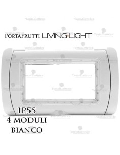 Portello 4 posti IP55 compatibile Living Light Bticino