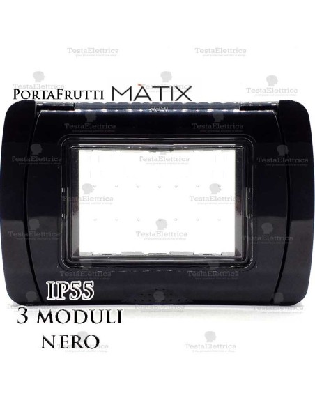 Coperchio 3 posti IP55 compatibile Matix Bticino