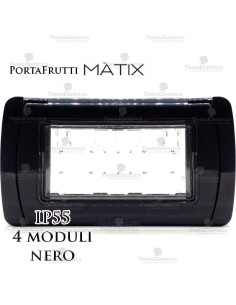 Coperchio 4 posti IP55 compatibile Matix Bticino