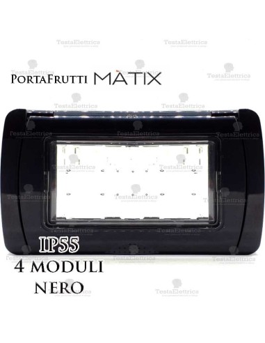 Coperchio 4 posti IP55 compatibile Matix Bticino