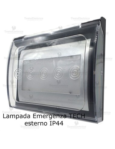 Lampada emergenza LED ip44 da esterno
