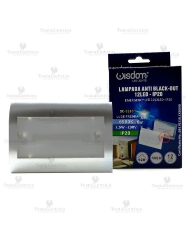 Lampada emergenza LED ip44 da esterno