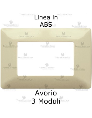 Placca avorio  compatibile con serie Bticino Matix 