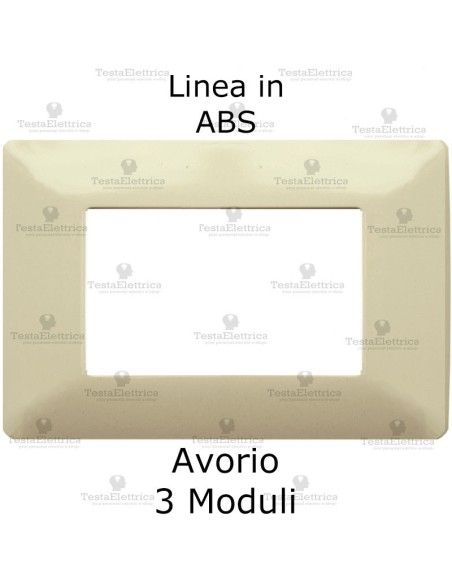 Placca avorio  compatibile con serie Bticino Matix 