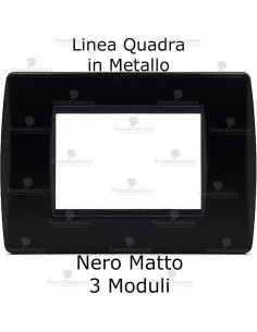 placca rettangolare in metallo compatibile living