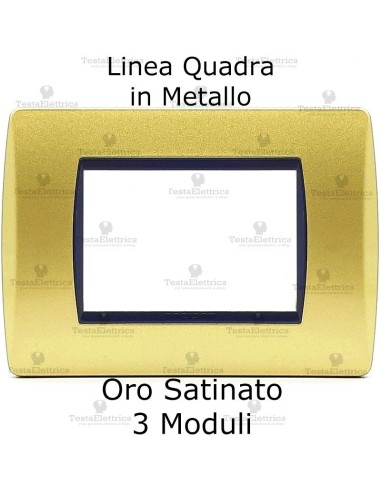 linea quadra in metallo compatibile living