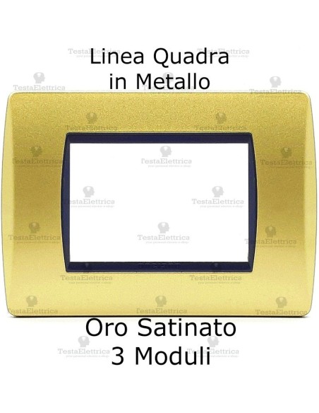 linea quadra in metallo compatibile living