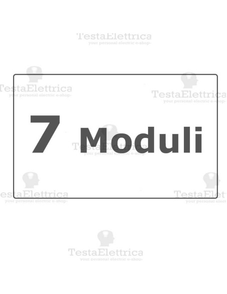 Placca 7 moduli	