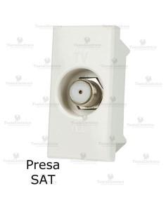 connettore sat compatibile bticino axolute bianca  