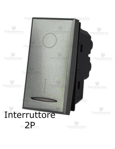 interruttore bipolare compatibile bticino axolute tech 