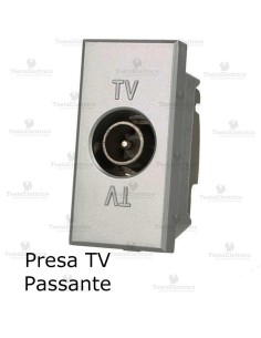 presa tv passante compatibile bticino axolute tech 