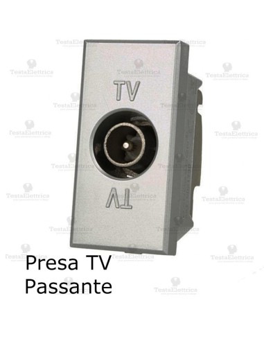 presa tv passante compatibile bticino axolute tech 