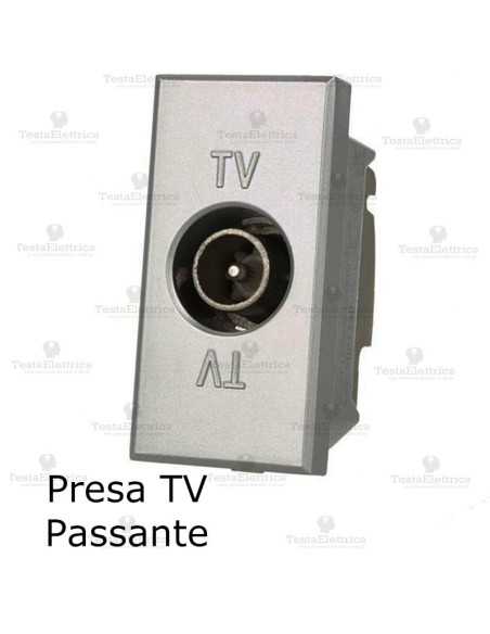 presa tv passante compatibile bticino axolute tech 
