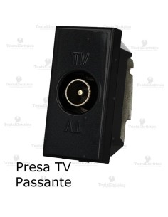 presa tv passante compatibile bticino axolute 