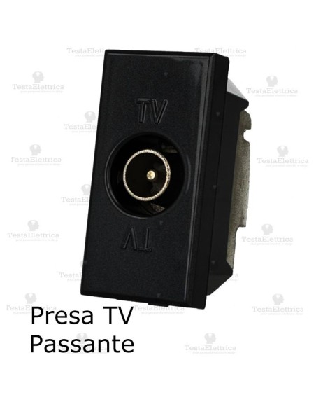 presa tv passante compatibile bticino axolute 