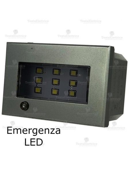 Lampada d' emergenza LED per supporti axolute