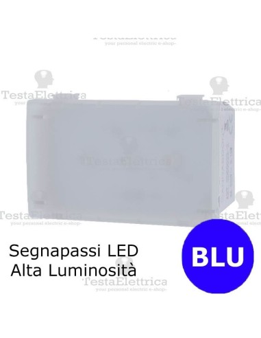 Segnapassi LED supporti 503 luce blu 