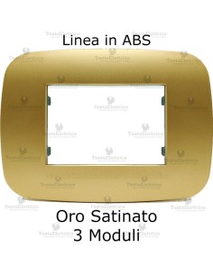 Placchetta oro compatibile bticino living