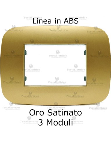 Placchetta oro compatibile bticino living