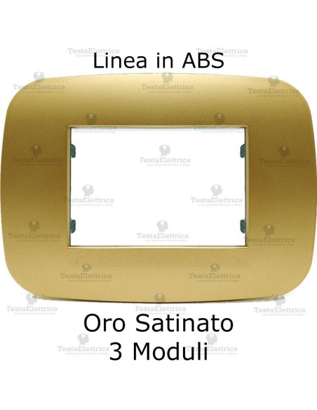 Placchetta oro compatibile bticino living
