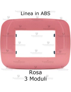 Placca Rosa compatibile con serie Bticino LivingLight