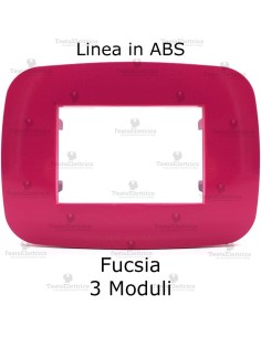 Placca  Fucsia compatibile con serie Bticino LivingLight