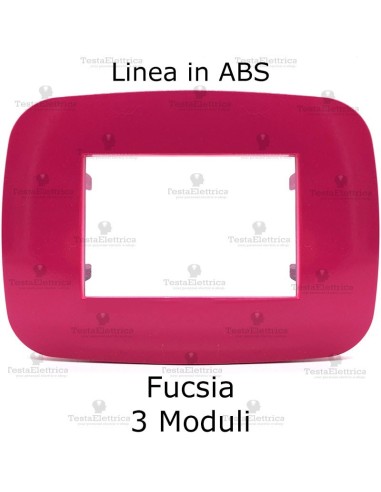 Placca  Fucsia compatibile con serie Bticino LivingLight
