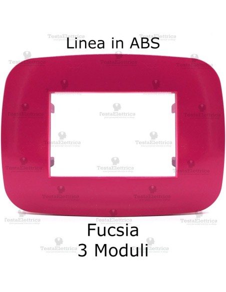 Placca  Fucsia compatibile con serie Bticino LivingLight