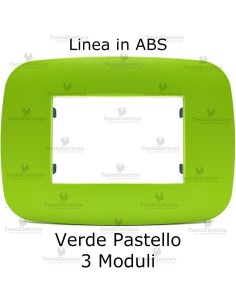 placca linea BIG Verde Pastello compatibile bticino living light